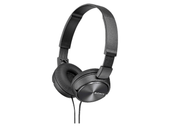 Auriculares - Sony MDR-ZX310, Hifi, 10Hz 24000Hz, 98dB, Cable de 1.2m, Almohadillas acolchadas, Negro