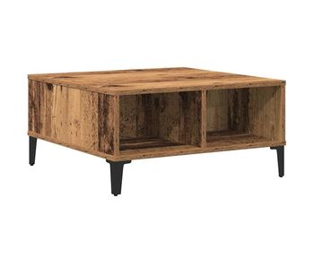 Mesa de café - mesa de centro - mesa baja madera envejecida 60 x 60 x 30 cm