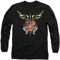 bon jovi camiseta manga larga tv22753 para mujer