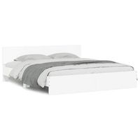 estructura de cama con cabecero blanca 180x200 cm vidaxl