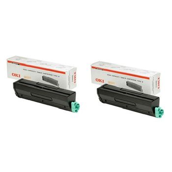 Original Multipack OKI B4300 Printer Toner Cartridges (2 Pack) -1101202