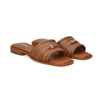 Michael Kors Sandalias Planas Mujer - Marrón Talla 8.5