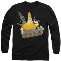 spongebob squarepants camiseta manga larga patrick has swag para mujer