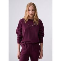 liu jo jersey sudadera con aplicaciones joya para mujer