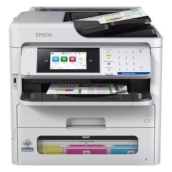 Epson WorkForce Pro EM-C800RDWF Impresora de inyección de tinta A4 todo en uno con WiFi (4 en 1)