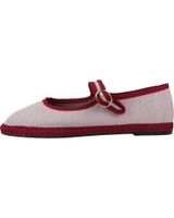 de ibizas heritage bailarinas mujer modelo maryjane color rojo malva