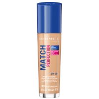 rimmel london spf 20 match perfection foundation 30ml various shades - fair porcelain