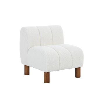 Silla Infantil De Madera De Hevea Y Borreguito, Blanco