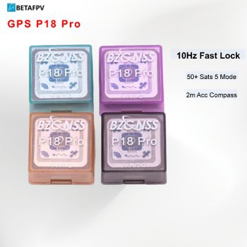 Módulo GPS BZGNSS P18 Pro, 5 Modos GNSS, 10Hz, 50+ Satélites, Precisión de 2m para Drones FPV, Betaflight, INAV, Retorno a Casa, Brújula Integrada