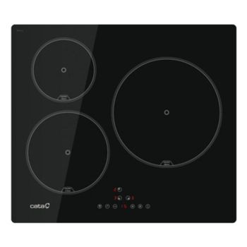 Placa de induccion CATA IB 6303E2 BK 3 zonas Control Tactil Booster 59cm Negra