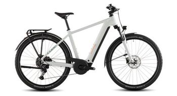 Cube nuride hybrid performance 600 bicicleta trekking electrica shimano cues 10s 600 wh 29   desert stone beige verde 2026