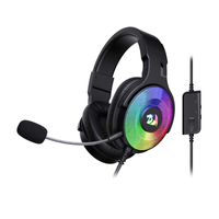 redragon h350 rgb con cable dinamico rgb retroiluminacion dinamica rgb auriculares para juegos 50mm conductores auriculares supraaurales