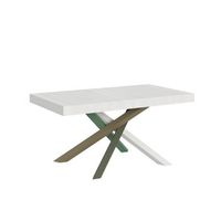 mesa extensible 90x160264 cm volantis fresno blanco estructura multicolor 4a