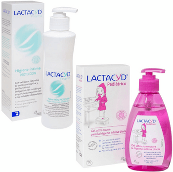 Lactacyd Higiene Íntima Protección 250 ml + Gel Higiene Íntima Pediátrico 200 ml