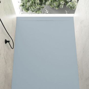 Plato De Ducha Resina Cover Ceniza  80x170cm