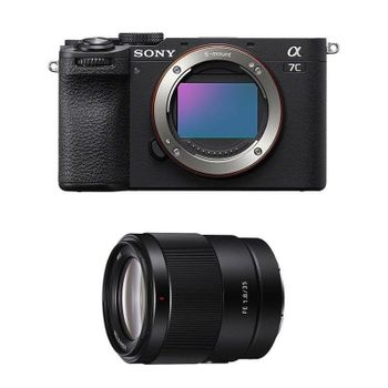 Cámara Mirrorless Sony Alpha 7C II 33 MP Zoom Óptico FE 35mm Sensor CMOS Full Frame WiFi 4K Estabilización