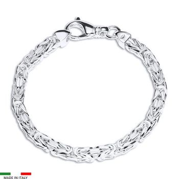 Pulsera bizantina de plata 925 6mm
