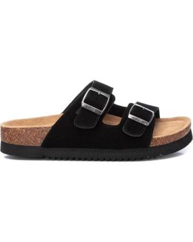 de XTI SANDALIA BIO XTI 142552 CON DOBLE HEBILLA AJUSTABLE MARRóN