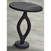 mesa aux guppy madera natural negra 35dx44 cms 35dx44 cms