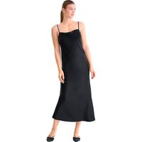 lisca vestido largo maxi vestido sin tirantes satin luxe para mujer