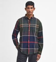 barbour para hombre msh4980 camisa dunoon tartan tailored multicolor xl casual algodon manga larga