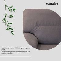 sofa marcos color moka - plazas sofas 3 plazas