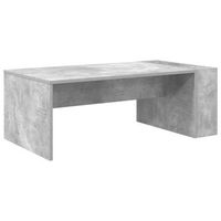 mesa de cafe - mesa de centro - mesa baja gris concreto 95 x 50 x 34 cm madera de ingenieria