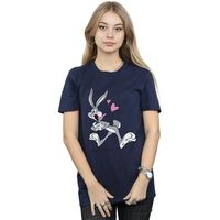 dessins animes camiseta in love para mujer