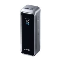 power bank anker prime 20100 mah 220w pantalla carga rapida 2 usb-c y usb a plata