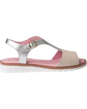 de ANGELITOS SANDALIA H LEOPARDO ANG625 PLATA