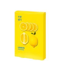 holika holika pure essence mask sheet 5 masks 155ml various options - lemon