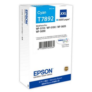 Epson T7892 XXL Cyan WF-5110/5190/5620/5690
