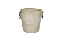 cubo para hielos de gres beige d21