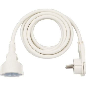 Cable alargador Brennenstuhl 3m enchufe plano con protección infantil