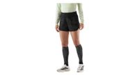 pantalon corto compressport performance mujer negro