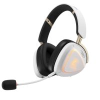 auriculares asus rog delta ii-kjp inalambricos y con cable bluetooth gaming con microfono y retroiluminacion multicolor blancos