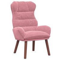 sillon rosa 69 x 74 x 93 cm terciopelo vidaxl