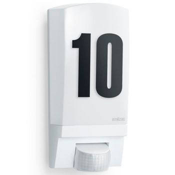 Luz Con Sensor De Exterior L 1 Blanco Número De Casa Steinel