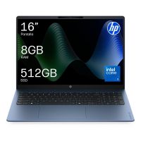 portatil hp omnibook 3 16-bu0036ns 16 intel core 3 100u 8gb 512gb ssd intel graphics windows 11 azul