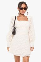 vestido mini estilo mesonera estilo corse texturizado blanco