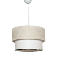 lamparas de techo de metal blanco o30x65 cm