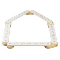 meowbaby sendero sensorial madera blanco 5 elementos