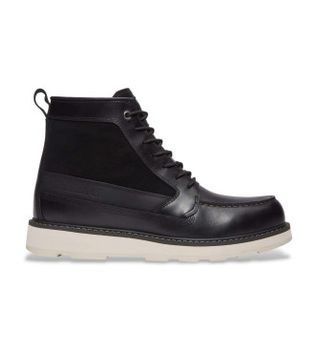 Timberland para hombre. TB0A6CE2W021 Botas impermeables Britton Mills negro (40), Piel, Plano, Cordones, Casual, Outdoor