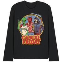 steven rhodes camiseta manga larga casual friday para mujer