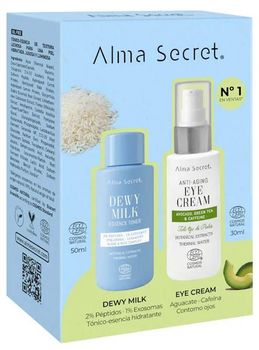 Alma Secret Contorno Ojos Aguacate 30 ml + Mini Tónico Dewy Milk 50 ml