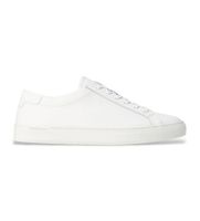 polo ralph lauren para hombre 809913531001 zapatillas de piel jermain blanco 41 plano cordones casual