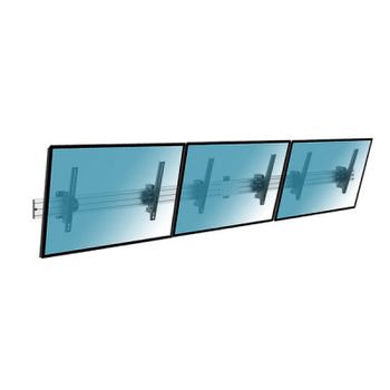 Kimex Soporte de Pared con Menú Board 3 Pantallas 45