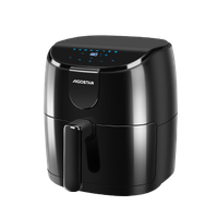 aigostar hayden x - freidora de aire 9 en 1 air fryer 1500w 4l con temporizador de 60 minutos y pantalla led temperatura ajustable de 40r a 200r