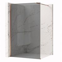 pared de la ducha rea flexi grey brush copper 90 grey