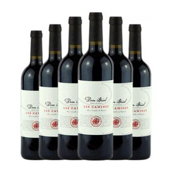 Vignobles Dom Brial Vino Tinto Les Camines Francia Joven 75 Cl 13.5% Vol. (pack De 6 Unidades)